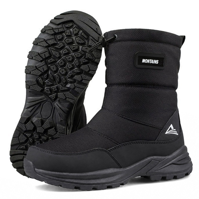 Men'S Shoes Water Resistant - Winter Snow Boots for Men Warm