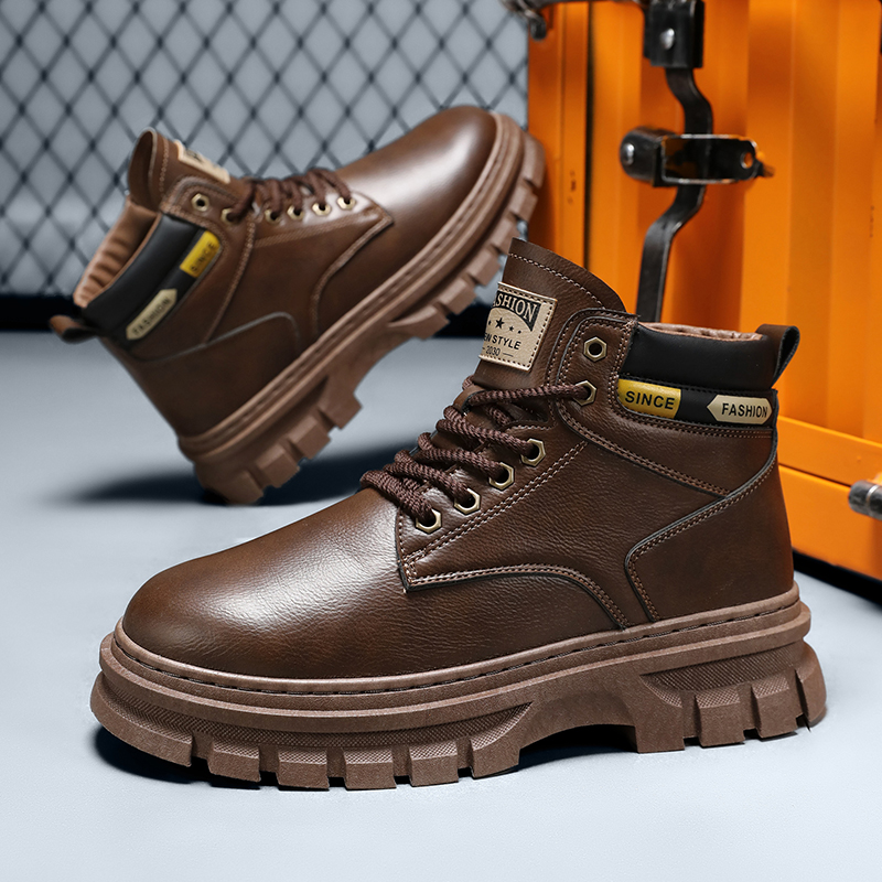 Fashion Leather Men Boots Wint - огляд і ціна Men'S Shoes Hey Dude