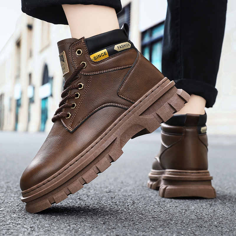 Fashion Leather Men Boots Wint - огляд і ціна Men'S Shoes Hey Dude