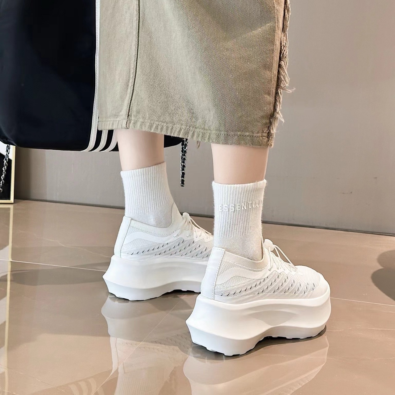 Thick-soled Mesh Dad Shoes Wom - огляд і ціна Men'S Shoes Hoka Sale