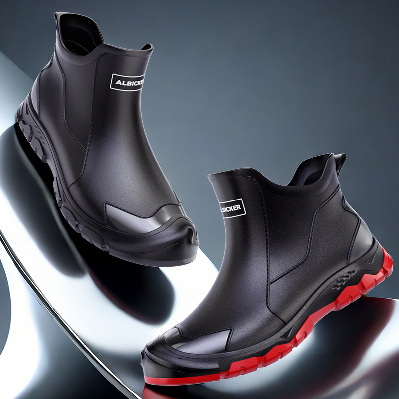 Men's Short Rain Boots Urban W - огляд і ціна Men'S Shoes Water Resistant