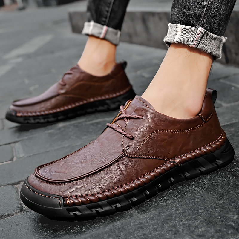 Spring Autumn Men's Handmade L - огляд і ціна Men'S Shoes Water Resistant