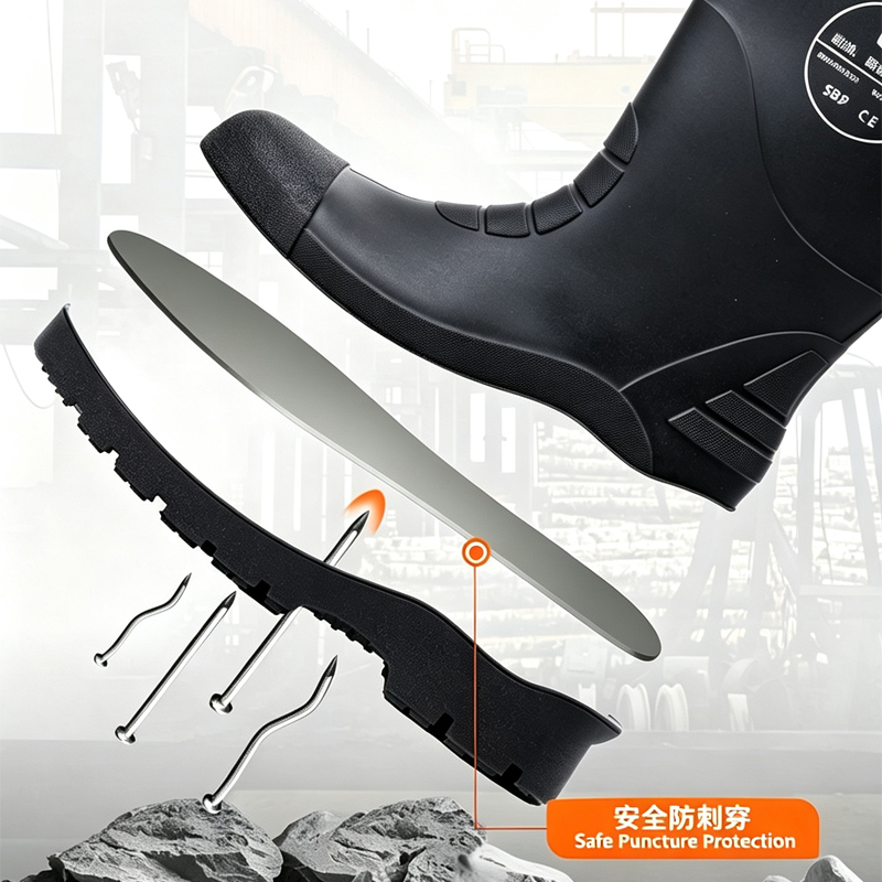 Waterproof Men Mining Boots Wo - огляд і ціна Men'S Shoes Water Resistant
