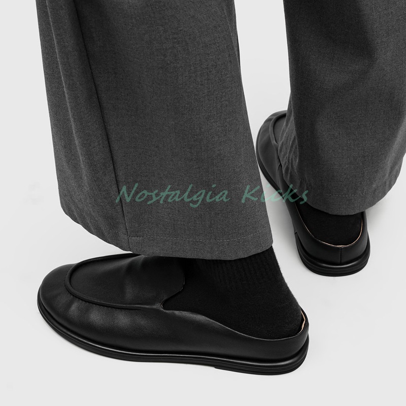 Mens Leather Mules Backless Sl - огляд і ціна Men'S Shoes Smart