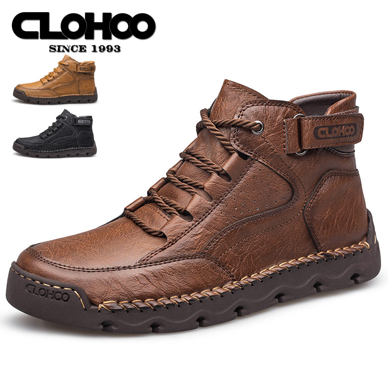 CLOHOO Hand-Sewn Men's Shoes C - огляд і ціна Men'S Shoes Hey Dude